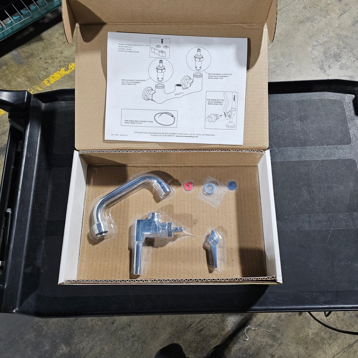 Dormont LFAF-06-R Economy Pre-Rinse Add-On Faucet 6 Swivel Spout FINAL SALE