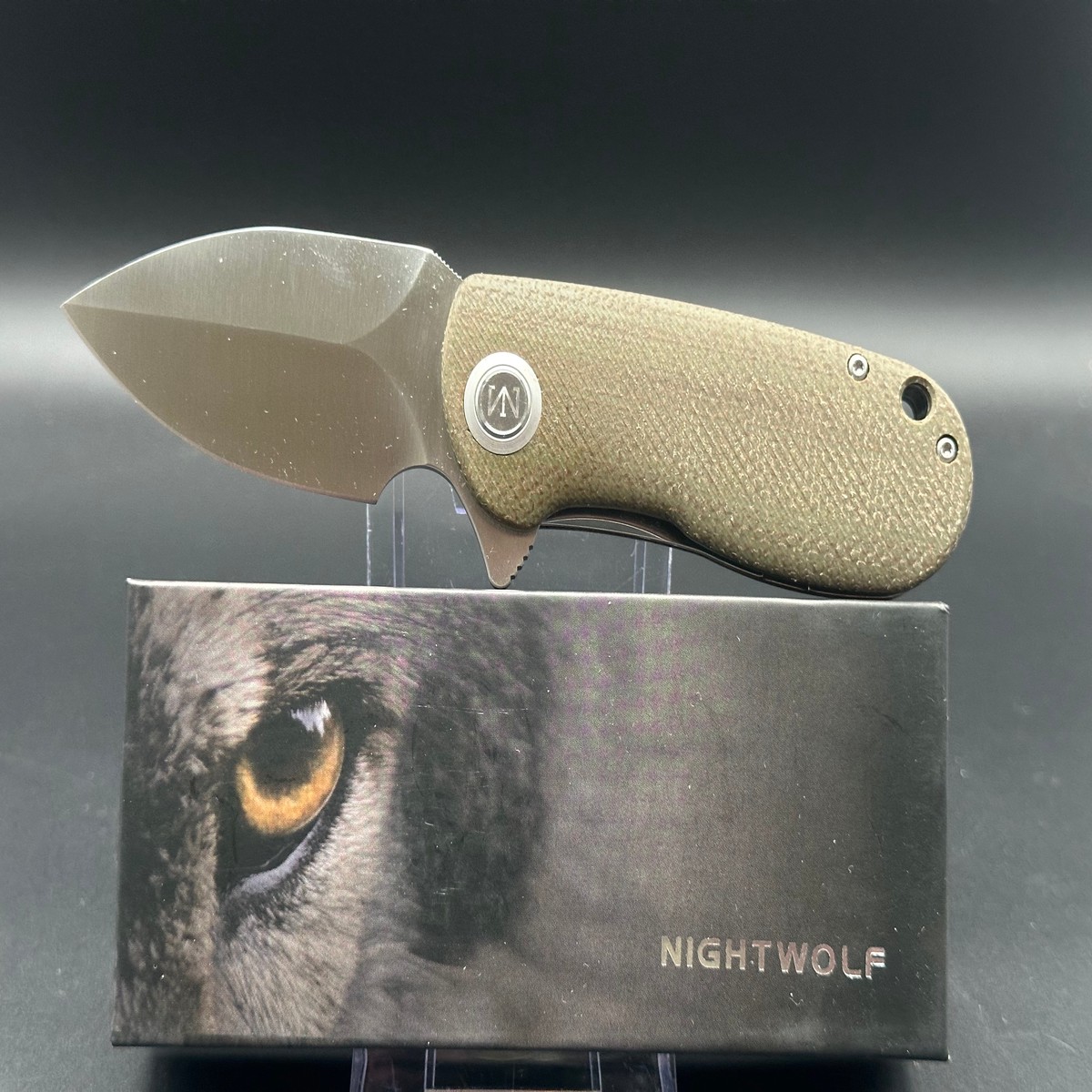 Nightwolf N03 micarta handle wD2 Blade