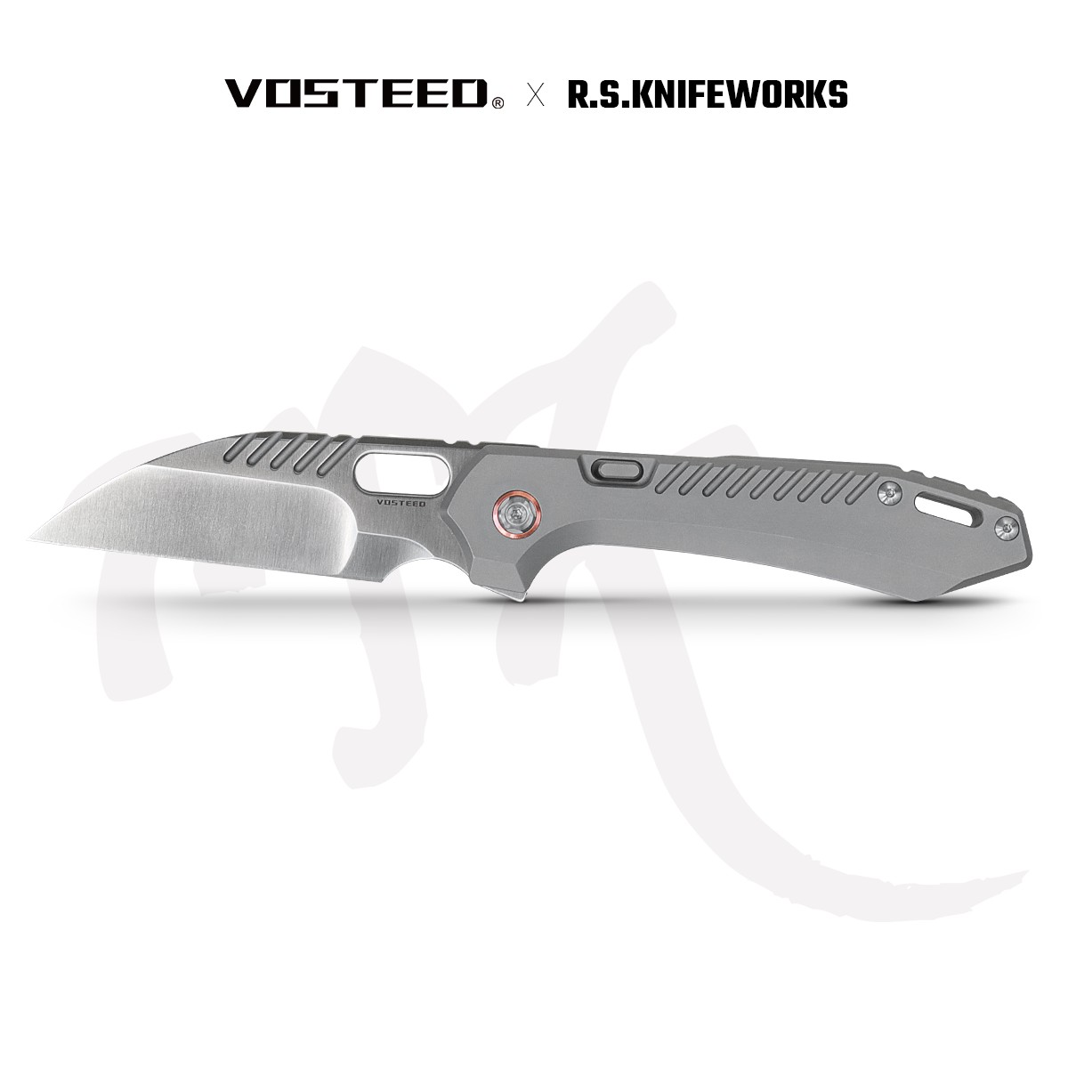 RSKAOS - Top Liner Lock (346 M390 Wharncliffe Blade Titanium Handle) - MHET2