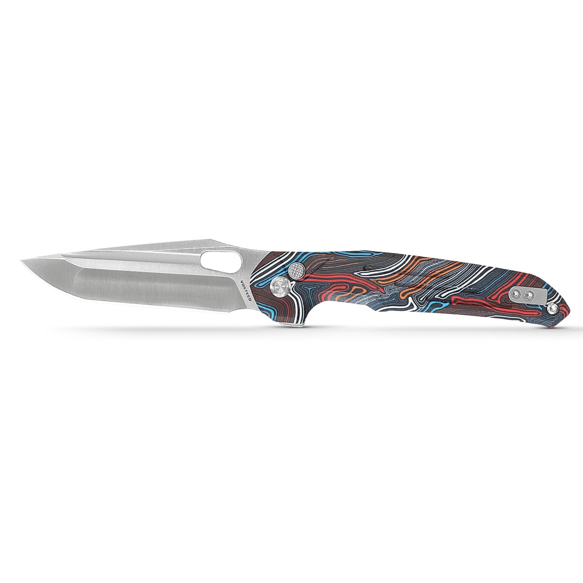Thunderbird - Trek Lock Knife (348 S35VN Blade Topo G10 Handle) - TB3SG4