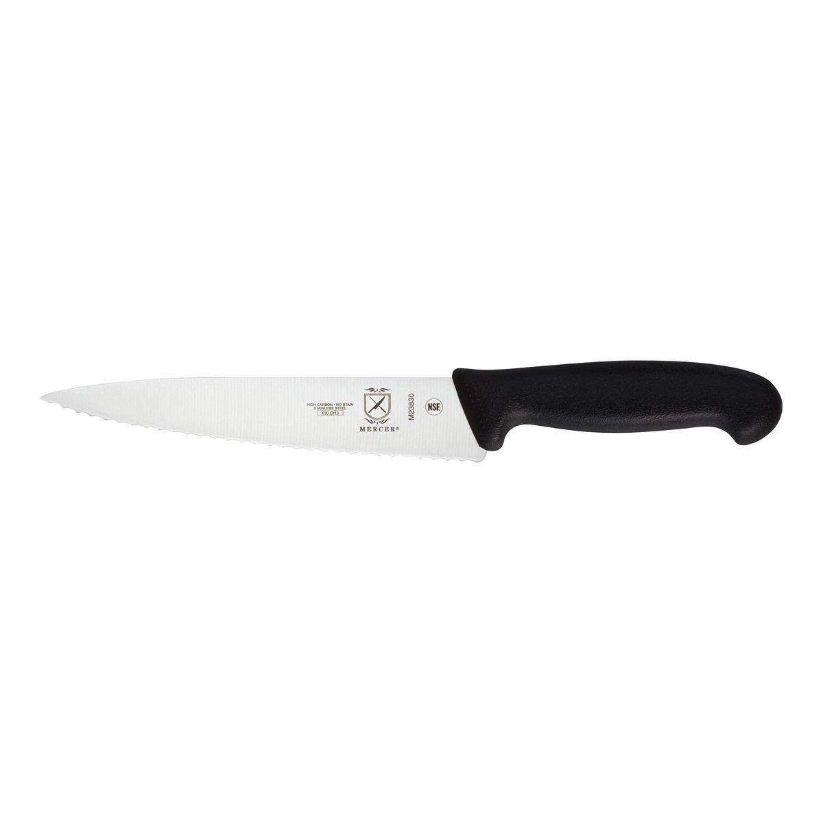 Mercer Millennia Chef Knife Wavy Edge 75 Black