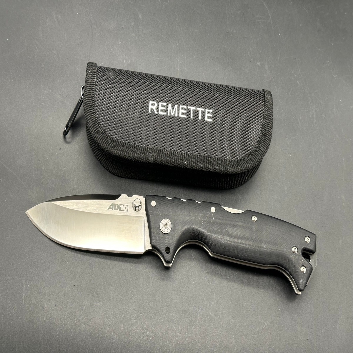 Cold Steel Demko AD-10 Tri-Ad Lock Knife Black G-10 (35 Satin S35VN)