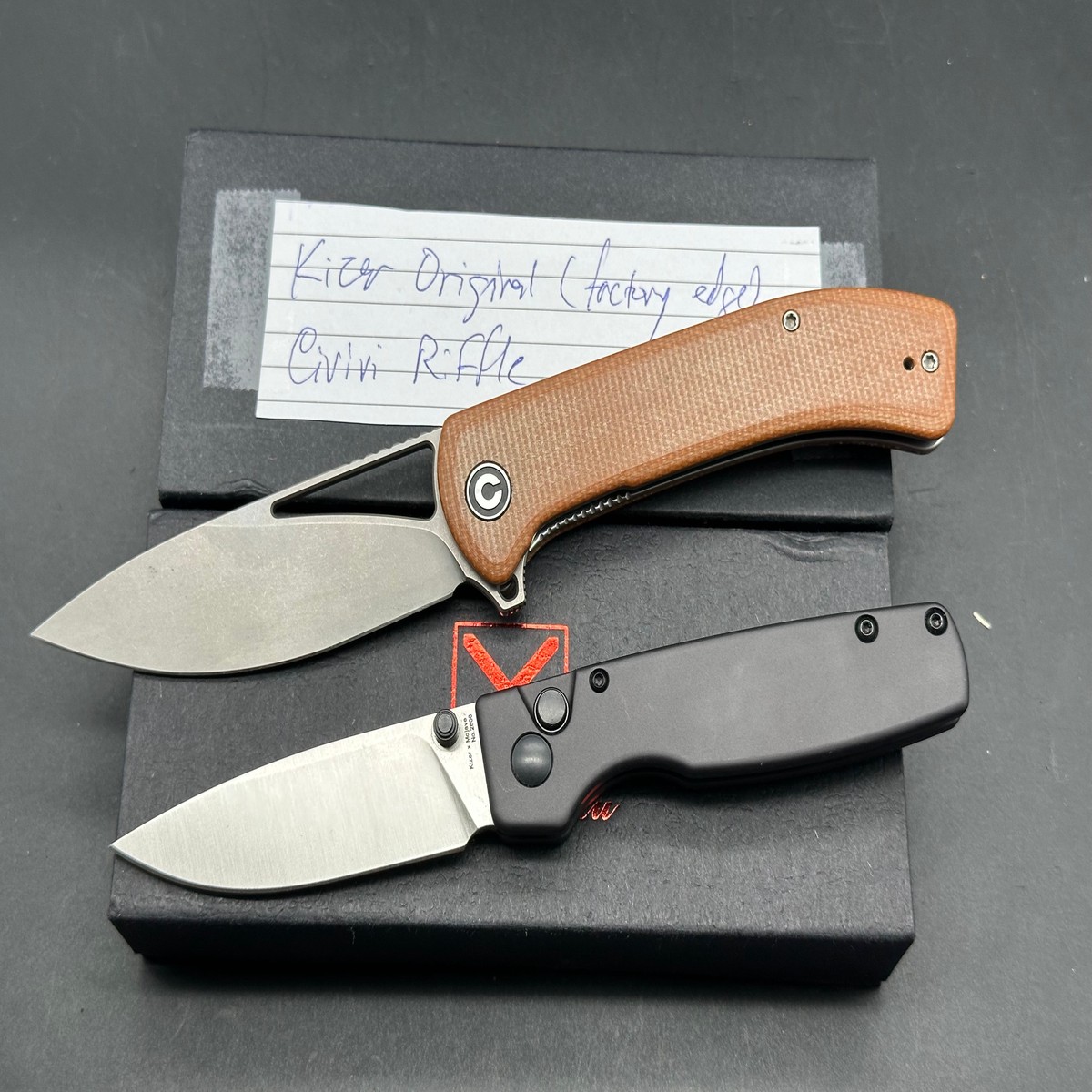 2 knife deal Kizer Original Civivi Riffle