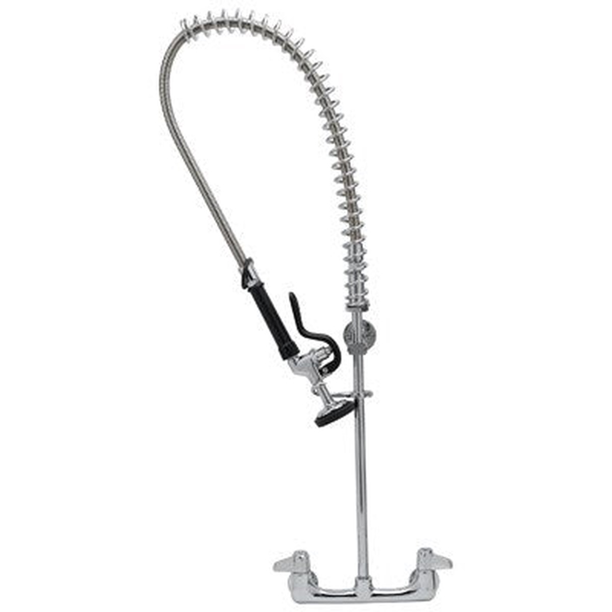 TS 5PR-8W00 8 Wall Mount Pre-Rinse Faucet 115 GPM Spray Valve Lever Handles