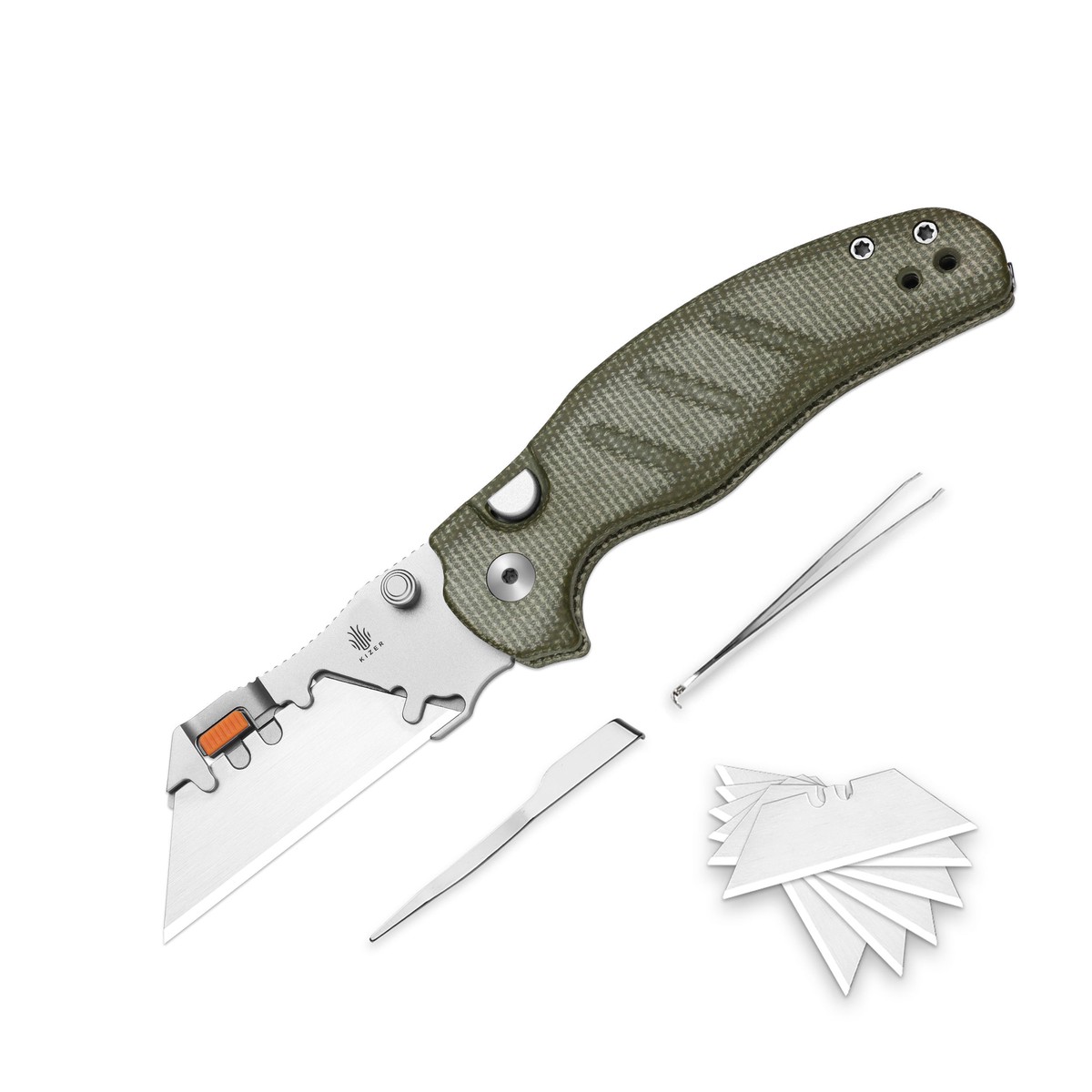 C01C Uti 2 Fast Swap - Green Micarta