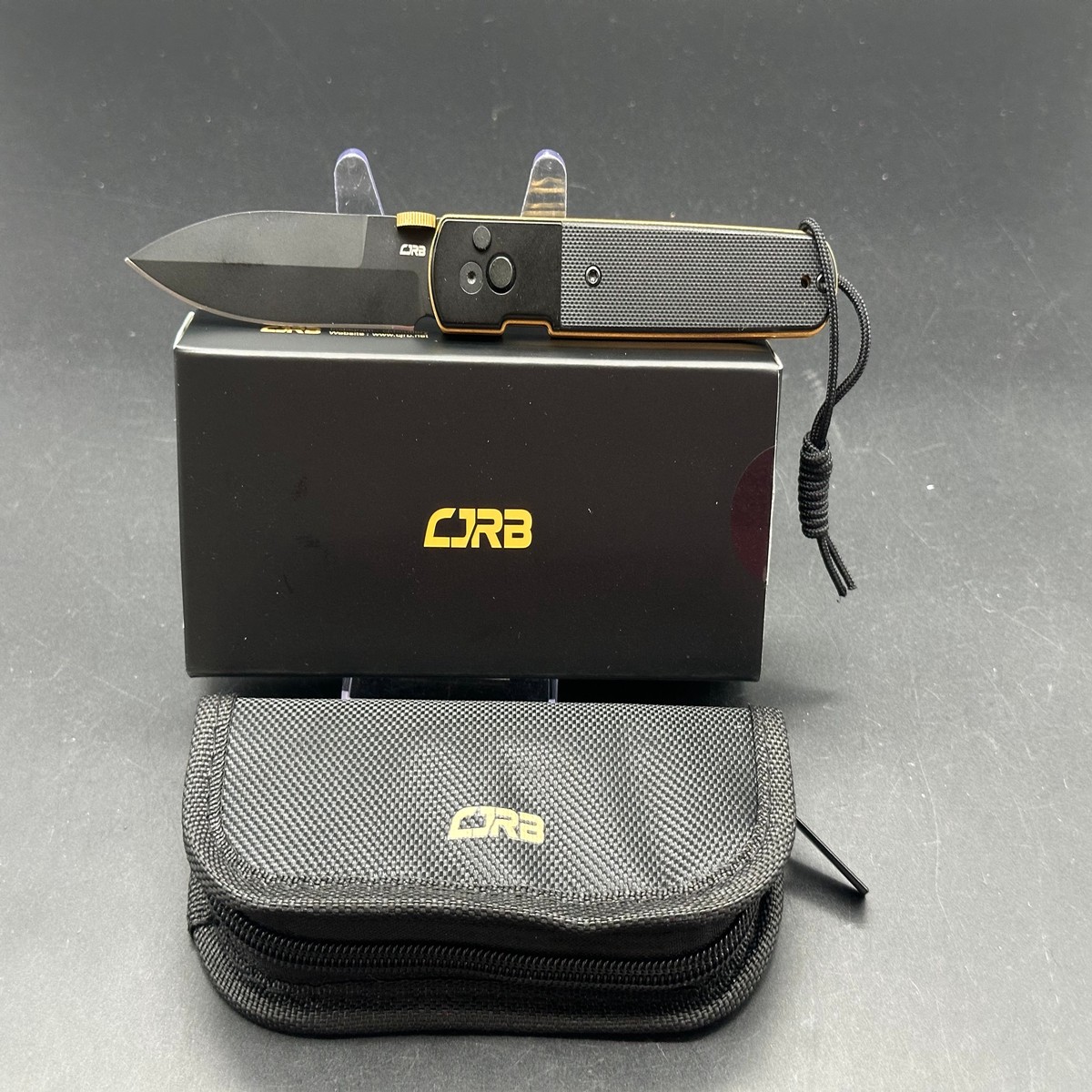 CJRB LOCUST BLACK PVDG10 HANDLE AR-RPM9 SPEAR POINT