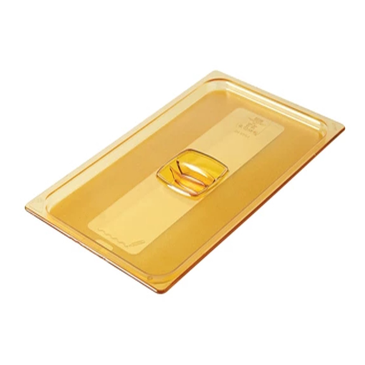 Rubbermaid High Heat Full Size Food Pan Cover with Handle Amber FINAL SALE
