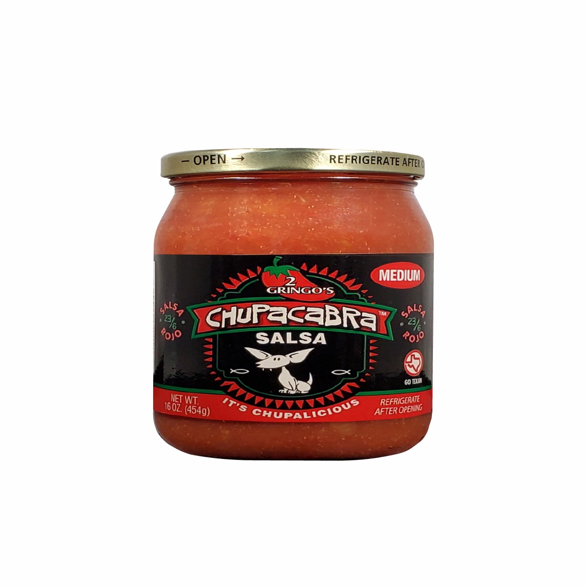 2 Gringos Chupacabra Salsa - Medium