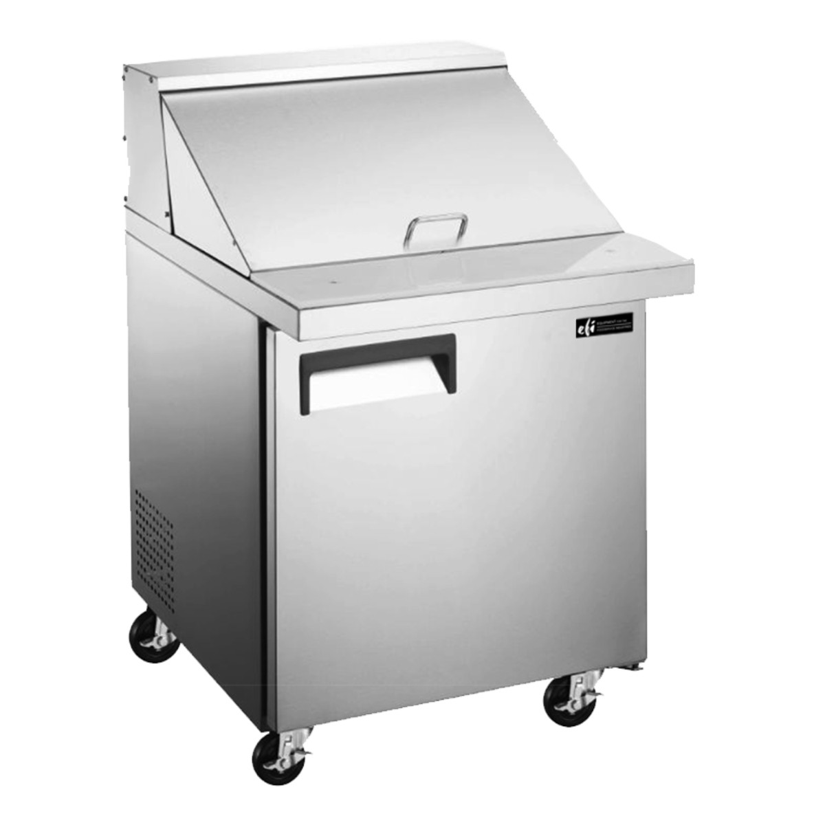 EFI X-Line CSDR1-27VCX 27 Single Door Refrigerated SaladSandwich Prep Table Stainless Steel