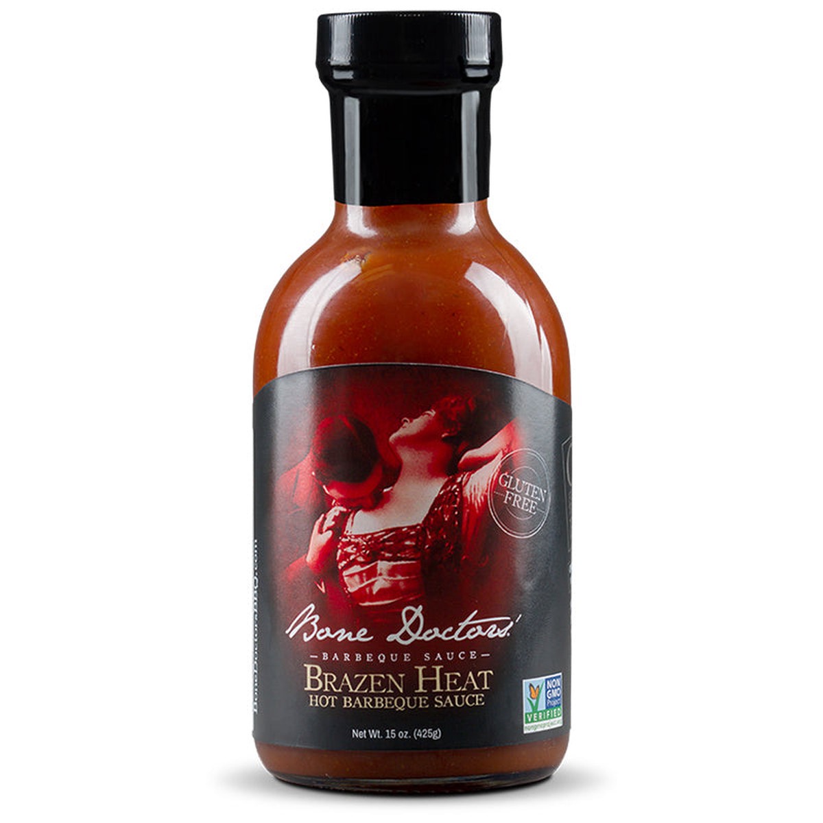 Brazen Heat Hot Barbecue Sauce 15 oz