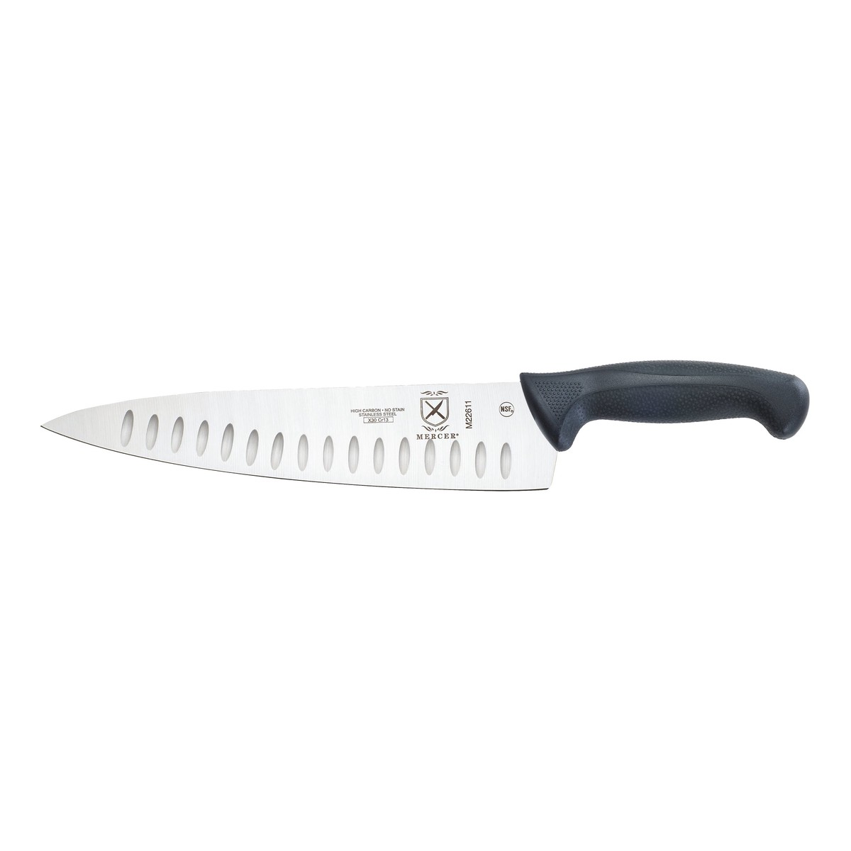 Mercer Millennia Chef Knife Granton Edge 10 Black