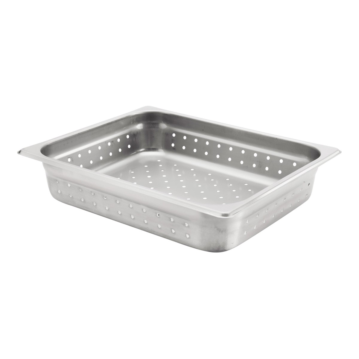 Browne Half Size Perforated Food Pan 24 Gauge Stainless Steel