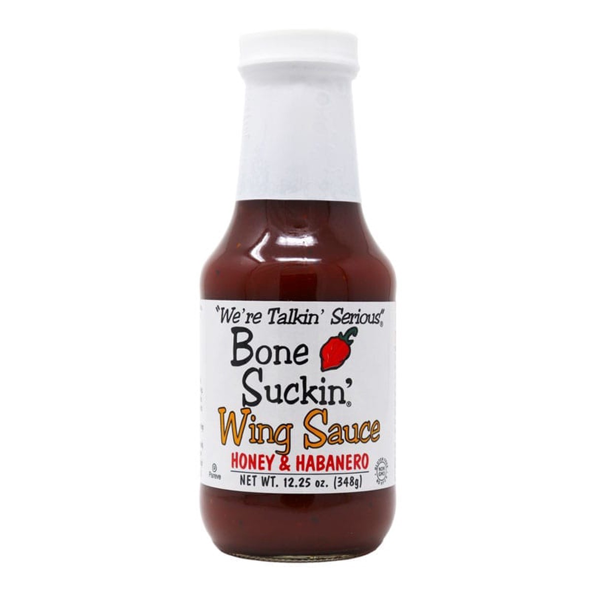 Bone Suckin Wing Sauce Honey Habanero 1225 oz