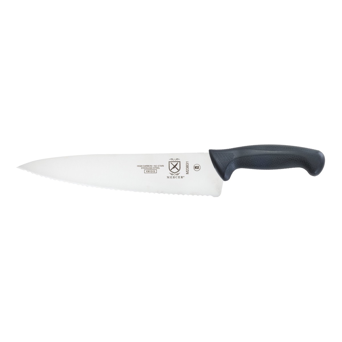 Mercer Millennia Chef Knife Wavy Edge 10 Black FINAL SALE
