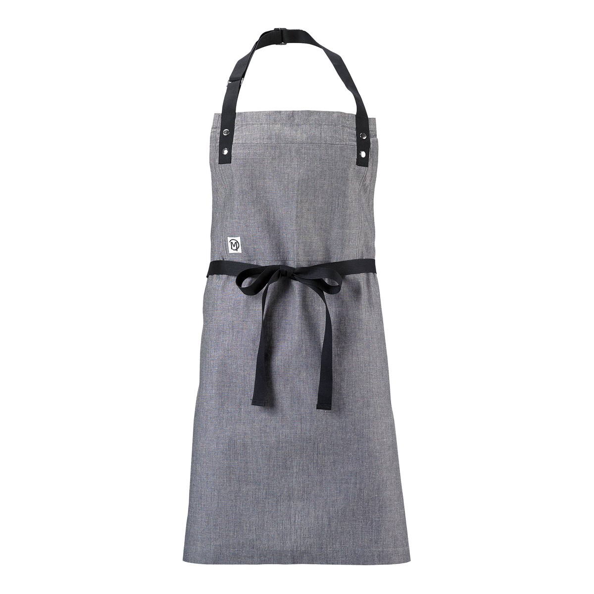 Mercer Metro Edge Odin Bib Apron Light Grey