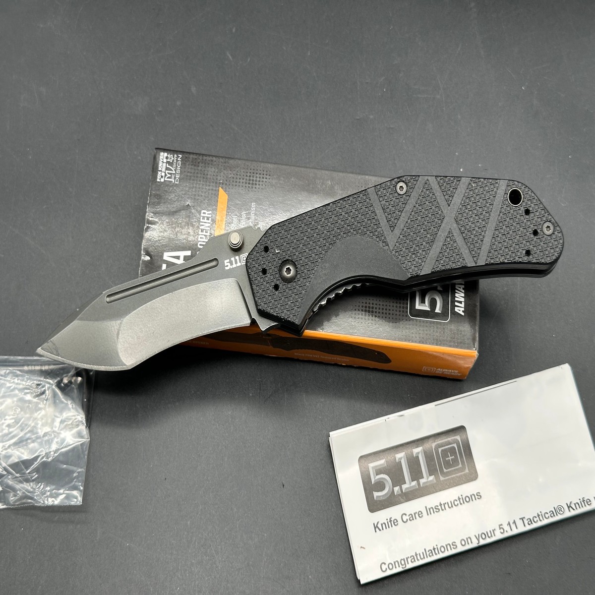 511 Tactical RFA Spring Assisted Knife Black FRN (35 Black)