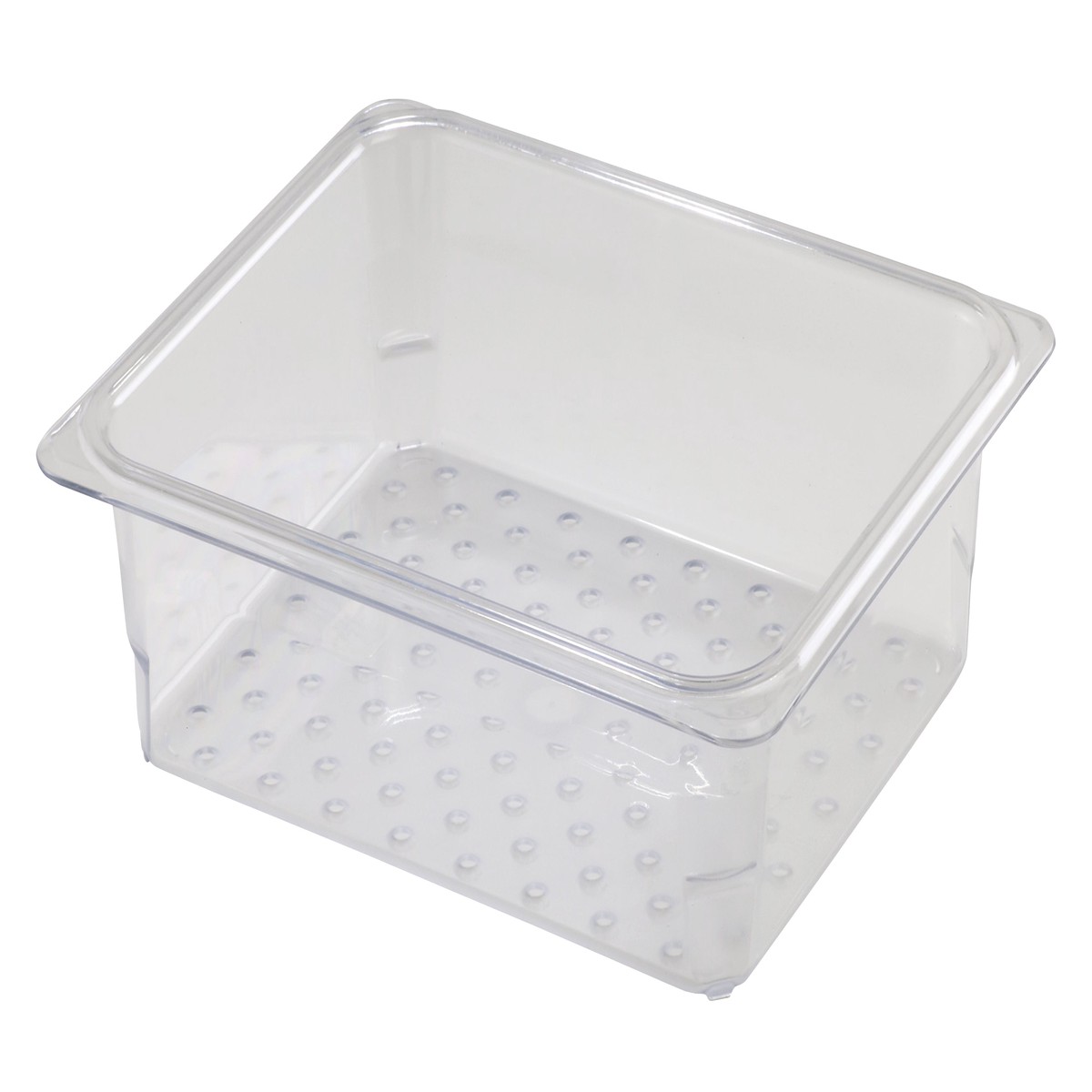 Cambro Camwear Half Size Colander Food Pan Clear