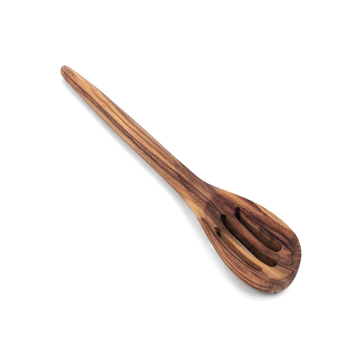 Ironwood Acacia Wood 12 Slotted Spoon 28994