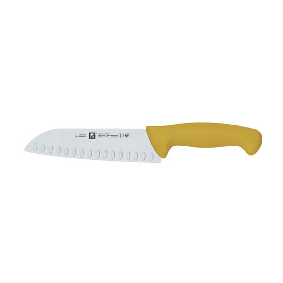 Zwilling TWIN Master Santoku Knife Granton Edge 7 Yellow