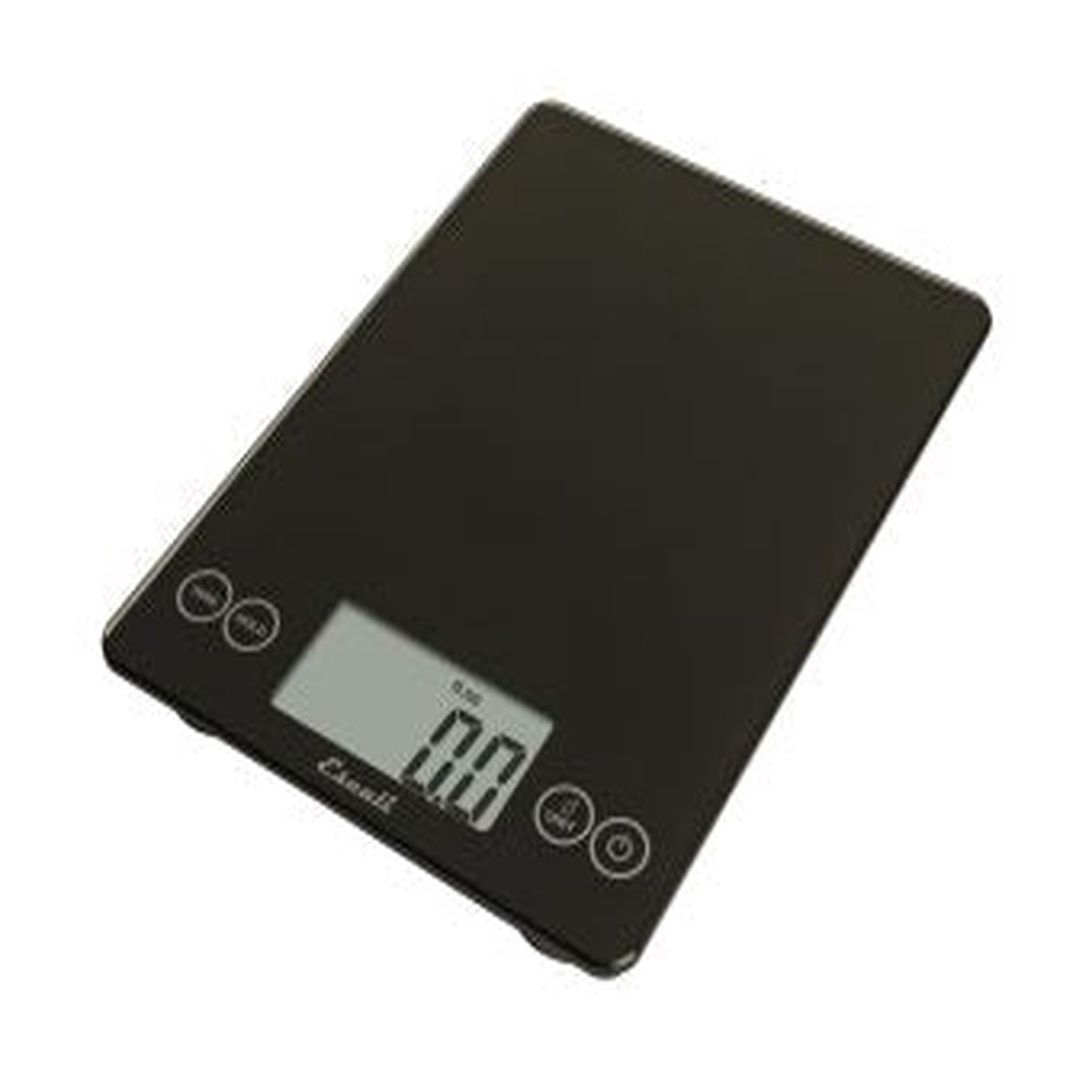 San Jamar Glass Digital Scale 15 lb Black