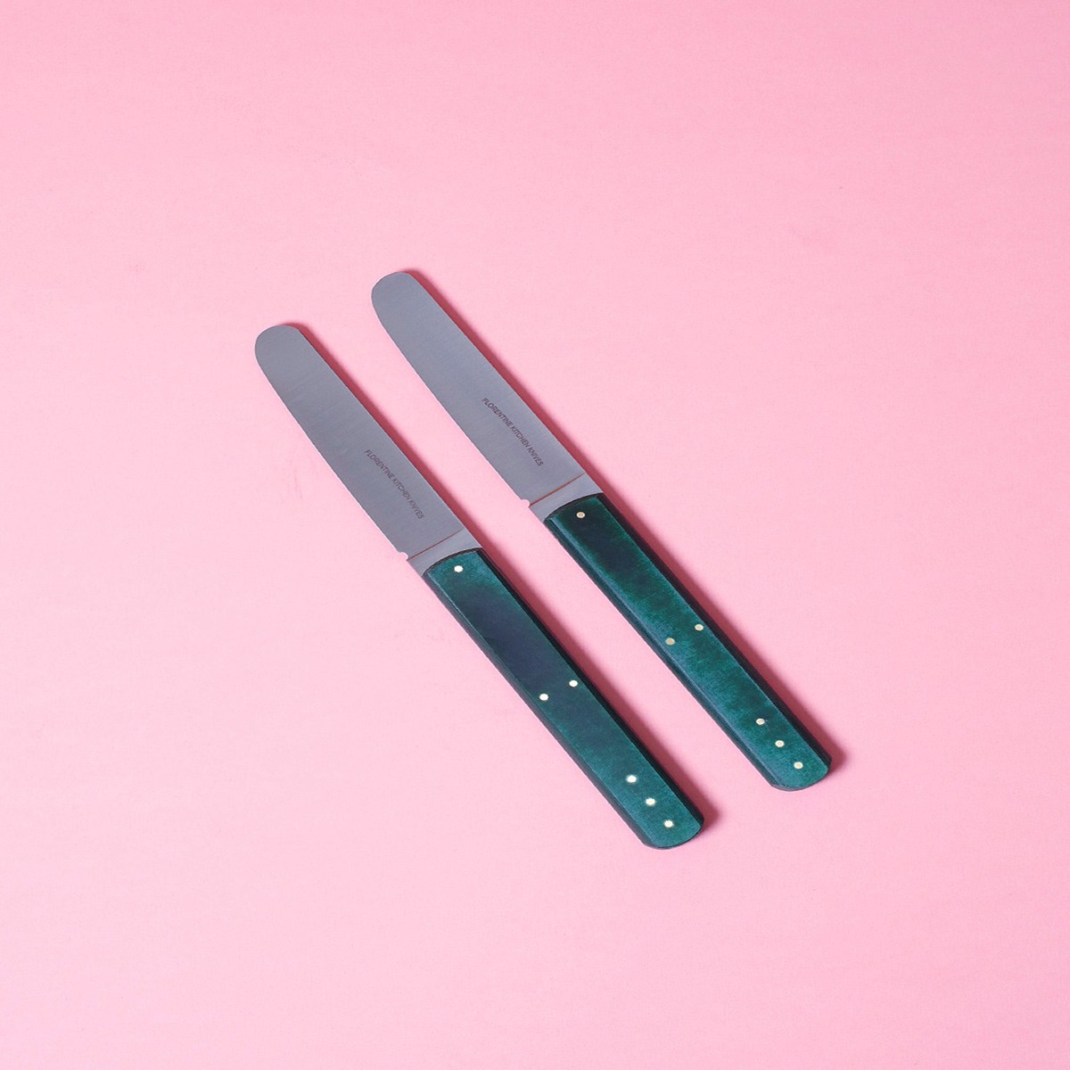 1 2 3 Butter Knives (Green)