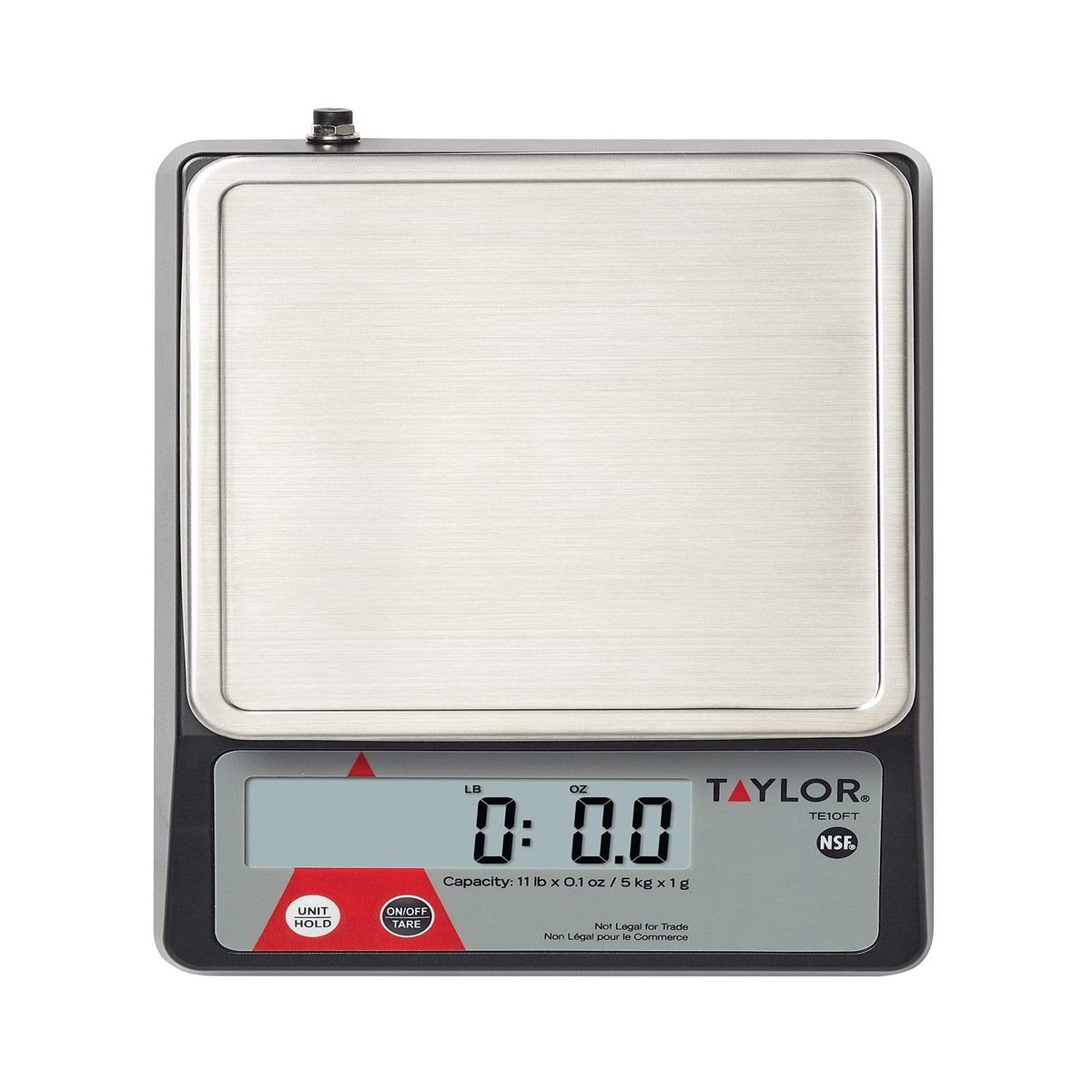 Taylor TE10FT Compact Digital Portion Control Scale 11 lb