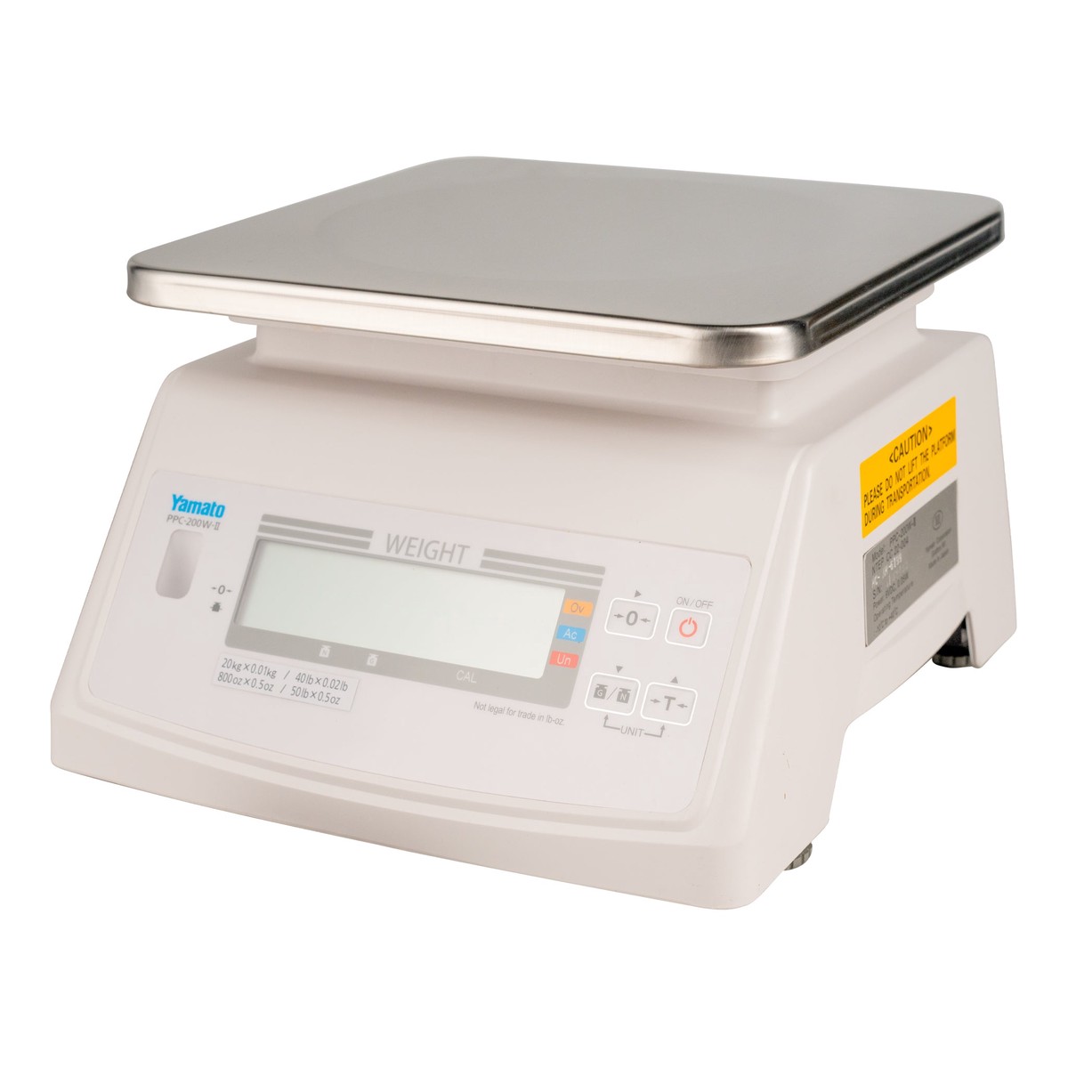 Yamato PPC-200WZ Accu-Weigh Digital Scale Washdown Housing 5lb