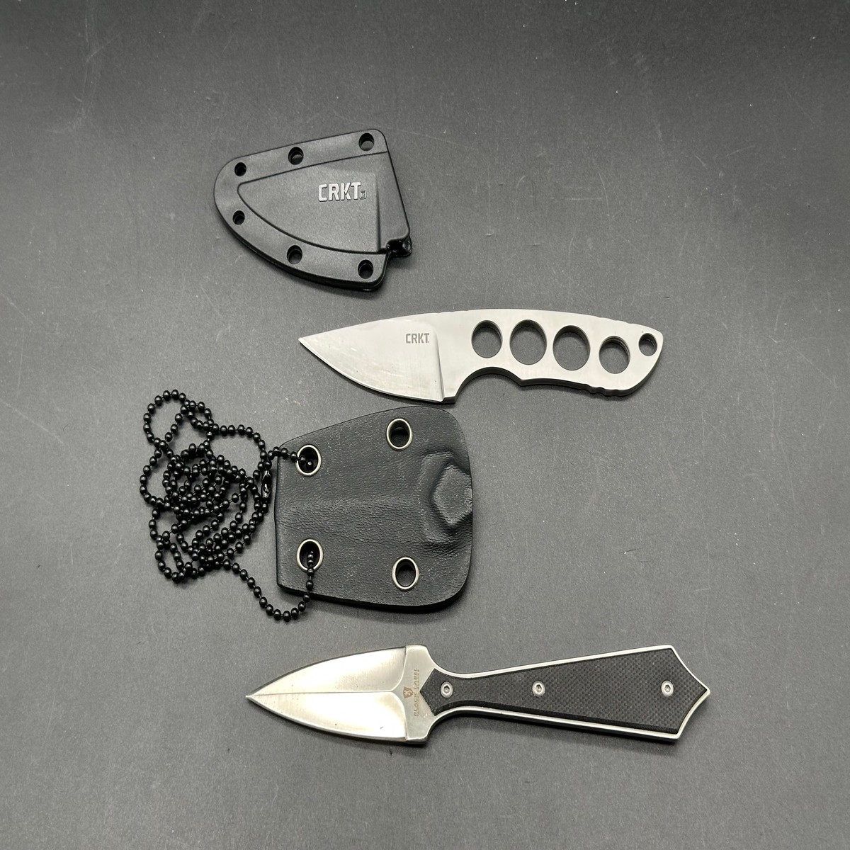 2 knife Bundle CRKT Bita Browning tracer neck knives