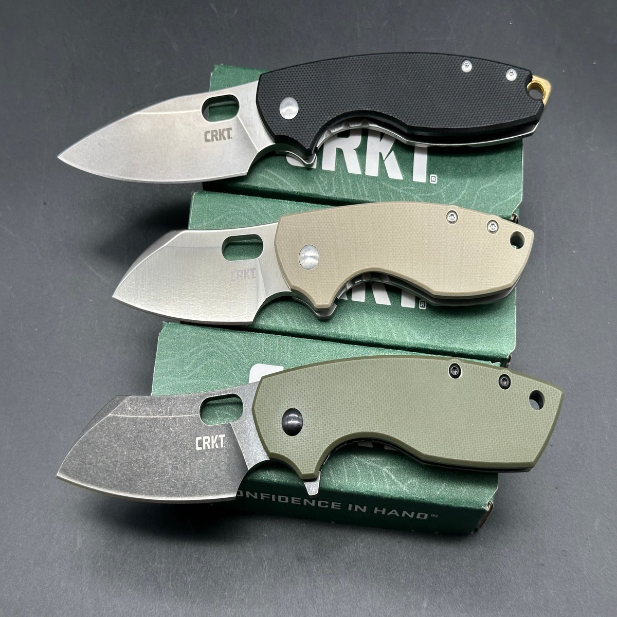3 Knife Combo (CRKT Pilar CRKT Large Pilar and CRKT Pilar III)
