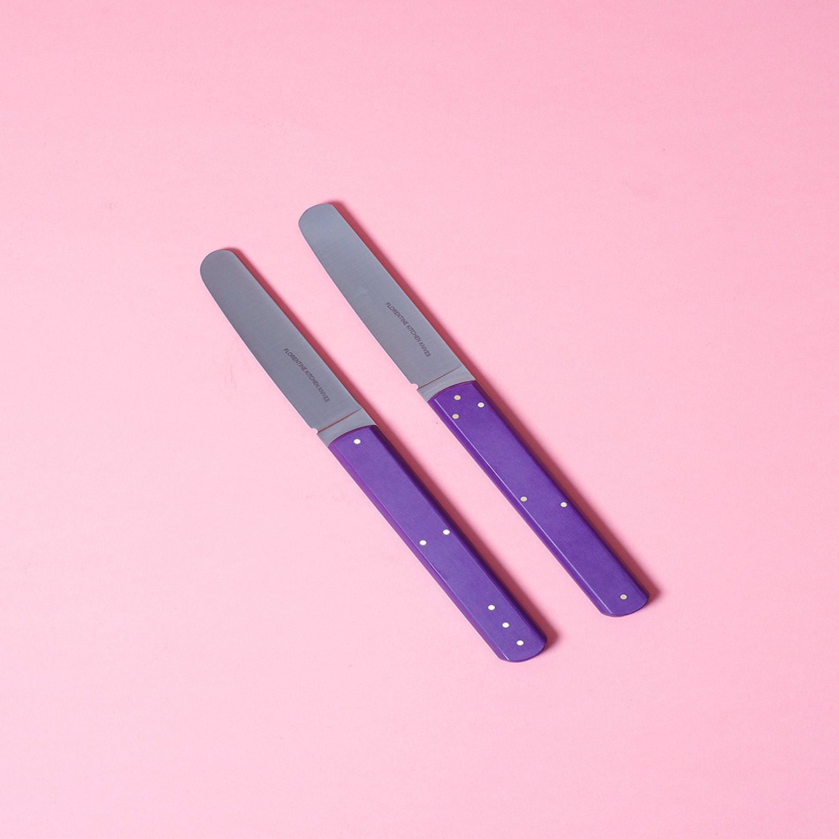 1 2 3 Butter Knives (Purple)